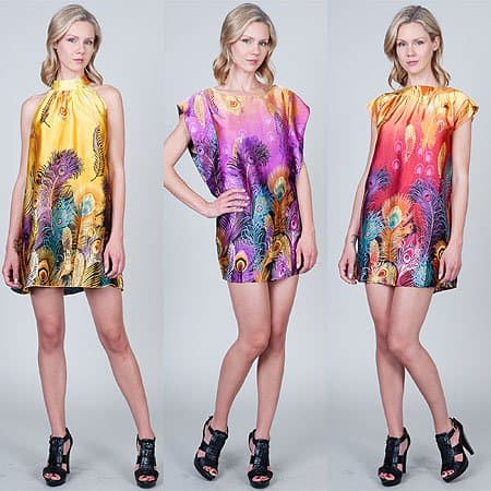 Classique colorful mini dresses