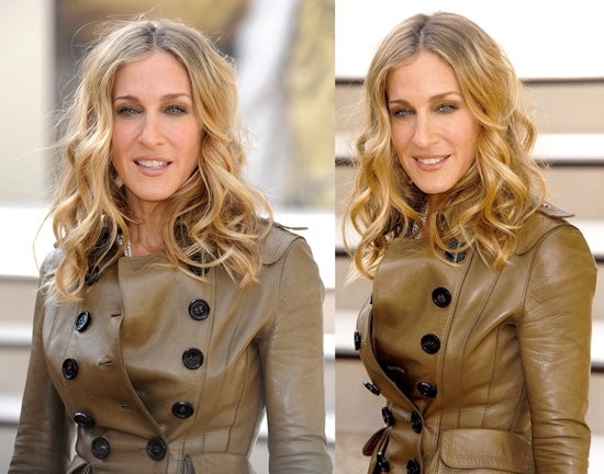 Sarah Jessica Parker exudes elegance in a chic shrunken short trench coat at London Fashion Week