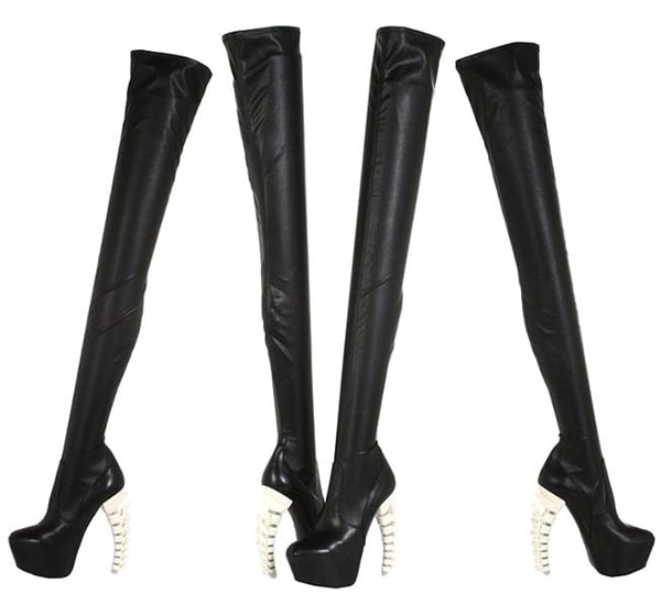 Dsquared2 Spinal Cord Over the Knee Boots