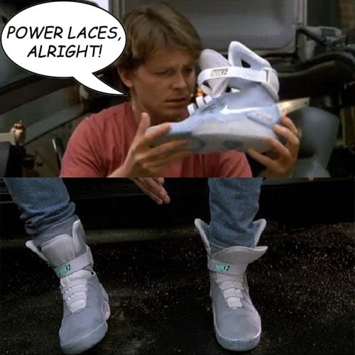 marty mcfly self tying shoes