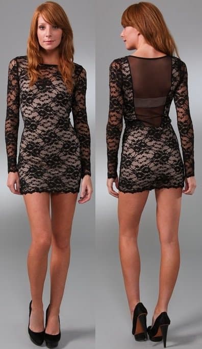 Only Hearts Lace T Mini Dress
