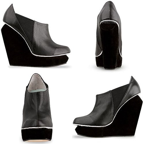 Senso Acacia Wedge Ankle Boots in Black Matt