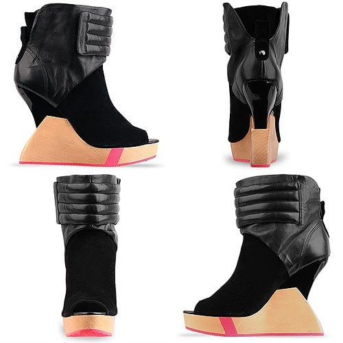 Su Yoon Jackson Wedges in Black Black Pink