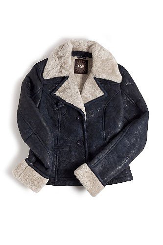 UGG Alpine Shearling and Leather Jacket