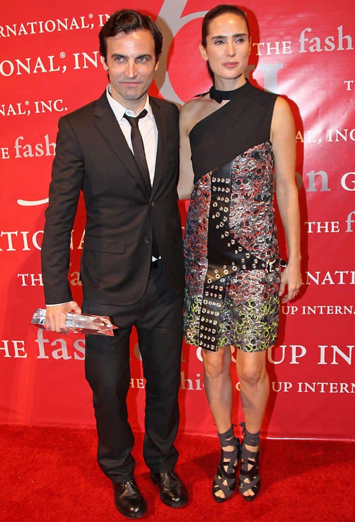 Designer Nicolas Ghesquiere and actress Jennifer Connelly attend the 27th Annual Night of Stars