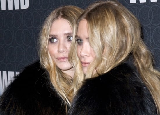 Ashley Olsen and Mary-Kate Olsen both wore elegant coats