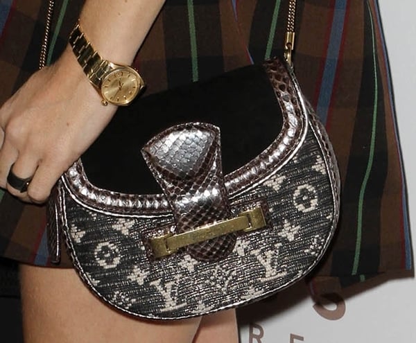 Chloe Sevigny toting an LV shoulder bag