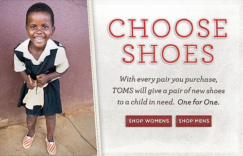 TOMS Giving has reached more than 70 million people across six continents