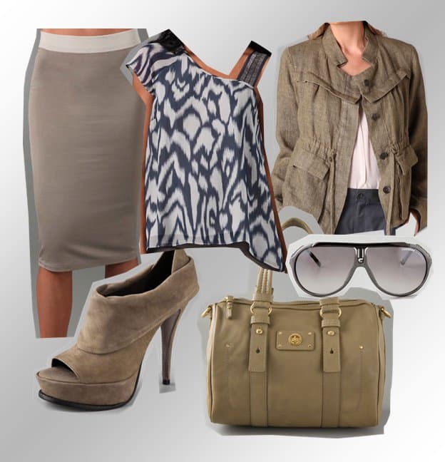 Casual-chic outfit inspired by Jessica Alba
