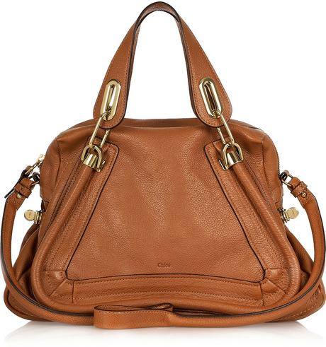 Chloe 'The Paraty' Medium Shoulder in Classic Tan