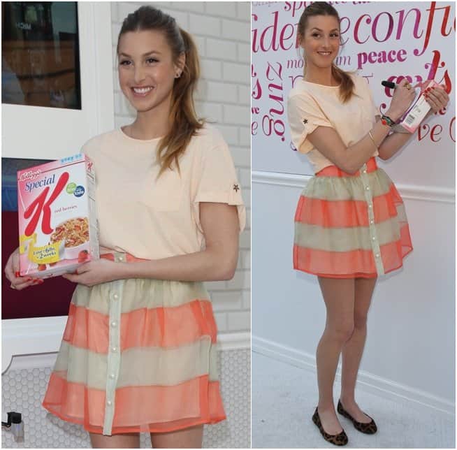 Whitney Port promotes Special K cereal at The Grove in Hollywood