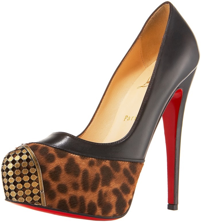 Christian Louboutin Animal Maggie Leopard-toe Pump