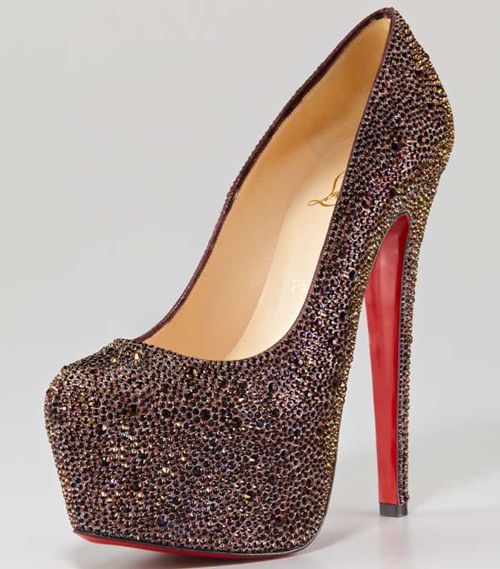 Christian Louboutin 'Daffodile' Strass Crystal Pumps