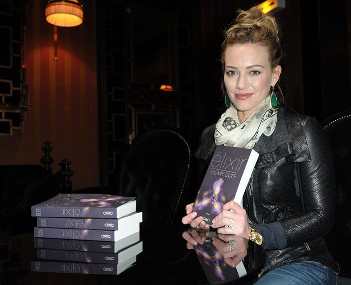 Hilary Duff's "Elixir" is a young adult novel, marking her debut as an author