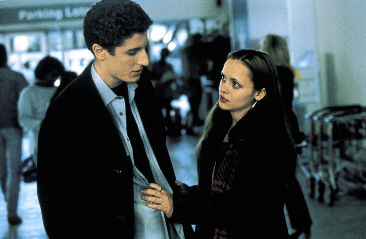 Jason Biggs as Rafe and Christina Ricci as Elizabeth Wurtzel in Prozac Nation