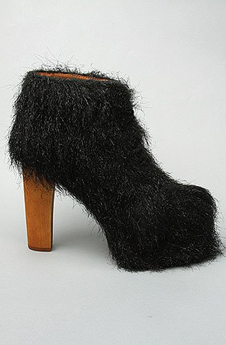 Jeffrey Campbell Lita Shag in Black Shag