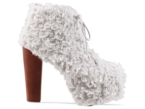 Jeffrey Campbell Lita Shag in White