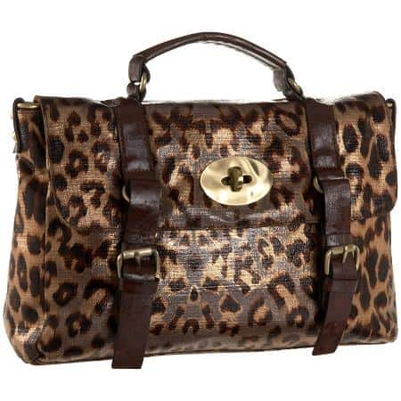 Melie Bianco Gwen Leopard Satchel