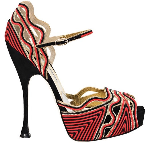 Brian Atwood Helena Peep Toe Pump