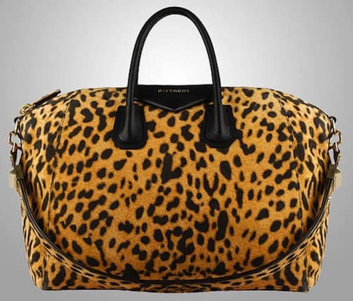 Givenchy Antigona Leopard Print Bag