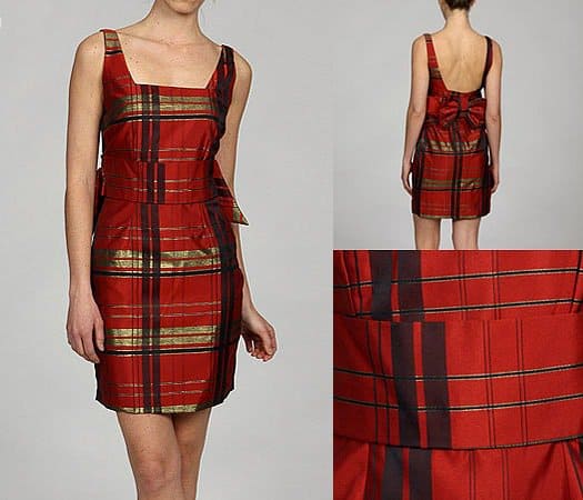 Issue New York Sleeveless Plaid Dress