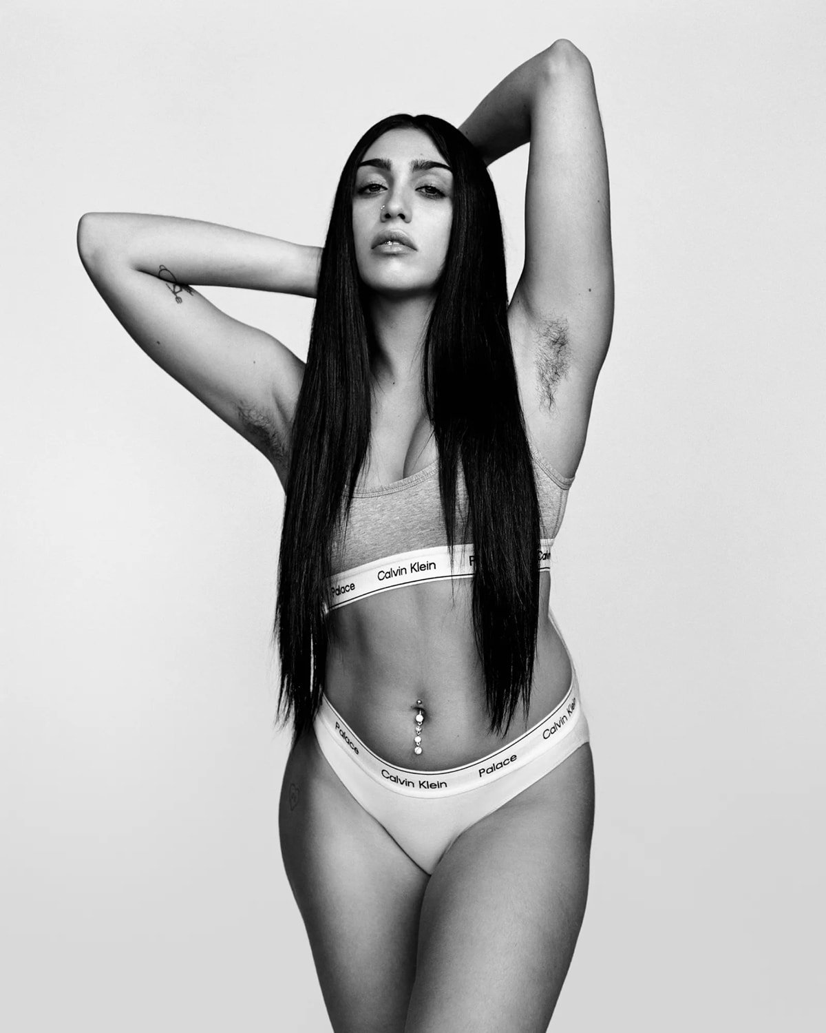 Lourdes Leon models in Calvin Klein's CK1 Palace campaign celebrating self-expression, inclusivity, and body hair