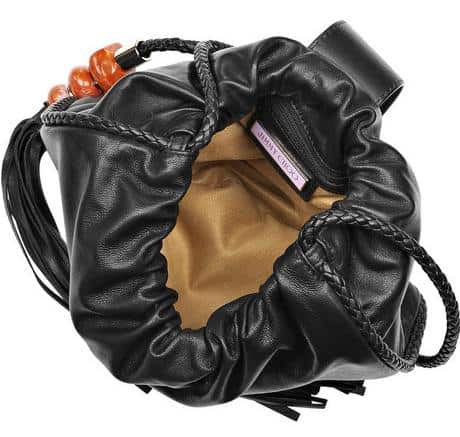 Jimmy Choo 'Roxana' Vintage Leather Bag in Black