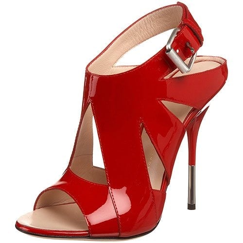 Red Patent Giuseppe Zanotti sandals