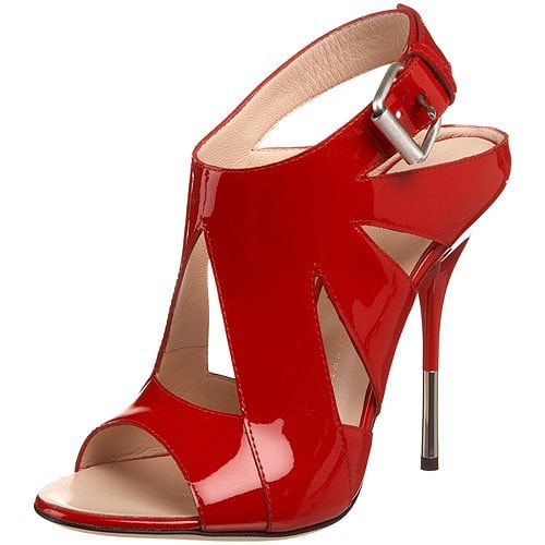 Red Patent Giuseppe Zanotti sandals