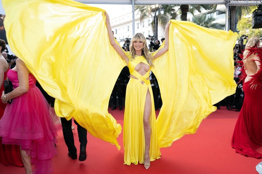 Heidi Klum's Cannes Film Festival Wardrobe Malfunction Nipple Slip in
