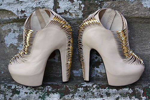 Tess's own Iris van Herpen x United Nude Iris Shoes