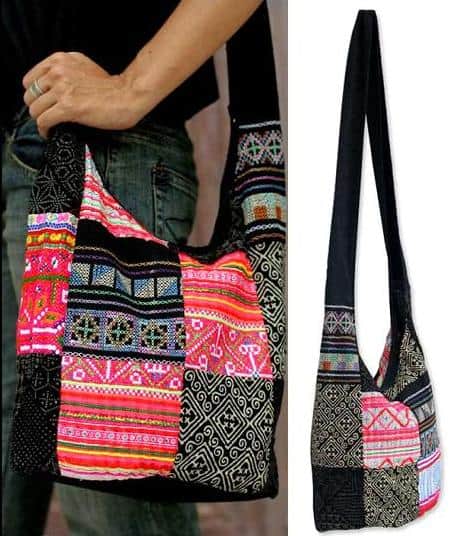 Worldstock Fair Trade Hmong Tradition Cotton Sling from Thailand