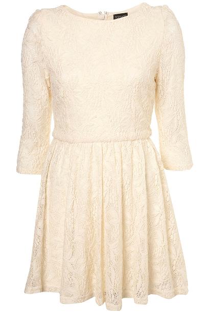 Topshop Lace Liz Flippy Dress