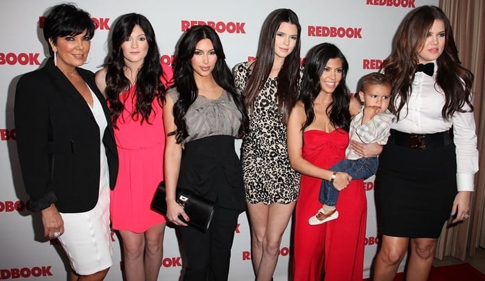 Redbook magazine celebrating its first-ever family issue featuring the Kardashians on its May 2011 cover at the Sunset Tower Hotel in West Hollywood on April 11, 2011