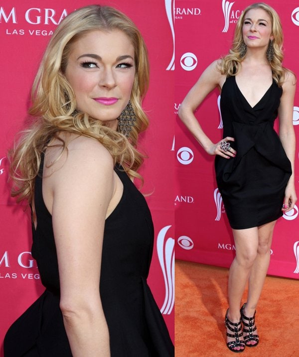 LeAnn Rimes at the 44th Academy of Country Music Awards Arrivals at MGM Grand Hotel Casino in Las Vegas, April 5, 2009