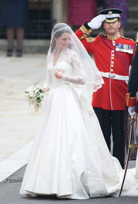 Sarah Burton, the creative director of the luxury fashion house Alexander McQueen, was the designer behind Kate Middleton's wedding dress