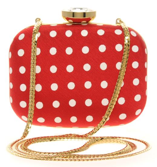 LOVE Moschino Red and White Polka Dotted Hardcase