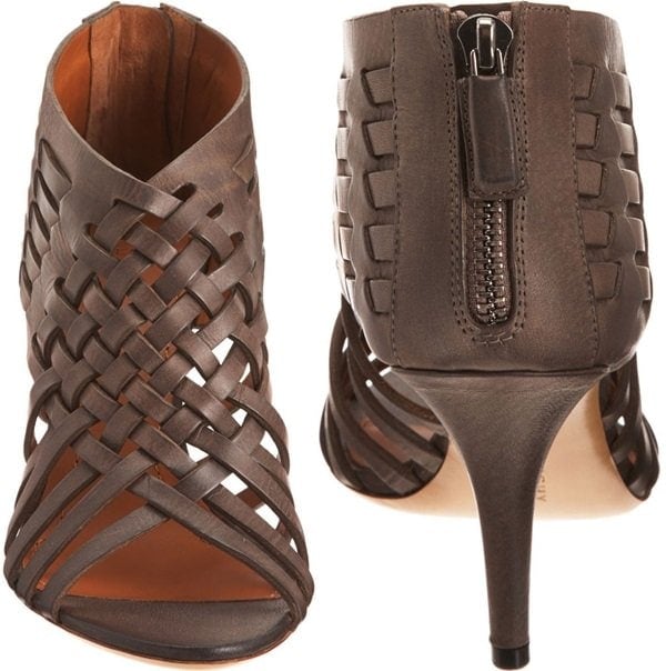 Givenchy Woven Bootie in Brown