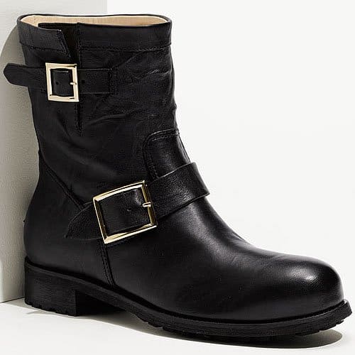 Jimmy Choo 'Youth' Short Biker Boot