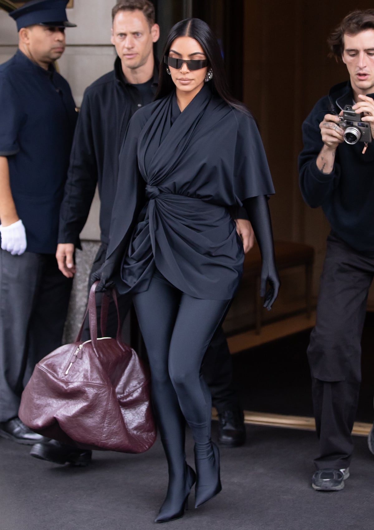 Kim Kardashian heads to Saturday Night Live rehearsals in New York City