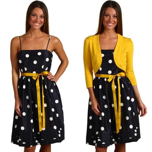 Party Essential: Rsvp Serena's party dress, where polka dots meet festive flair