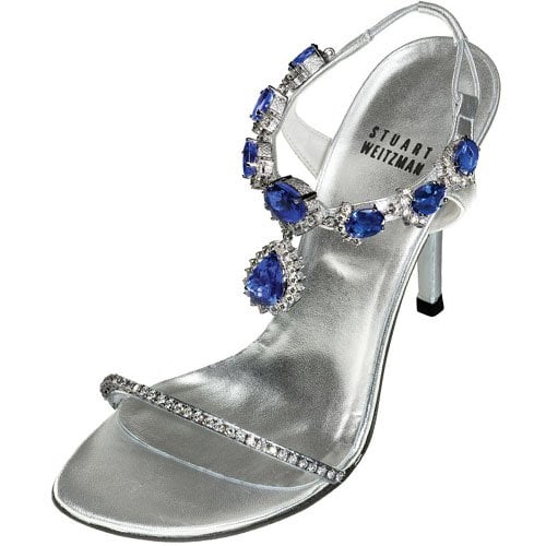 Stuart Weitzman and Le Vian Tanzanite Evening Sandals