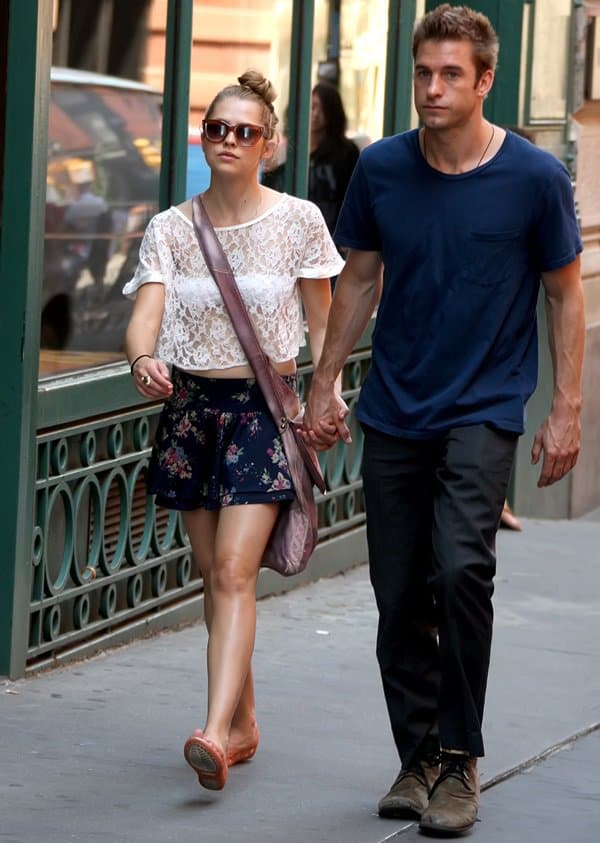 Teresa Palmer and her boyfriend, Scott Speedman, out and about in Soho, New York City, on June 29, 2011
