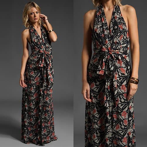 Winter Kate 'Passenger' Halter Maxi Dress