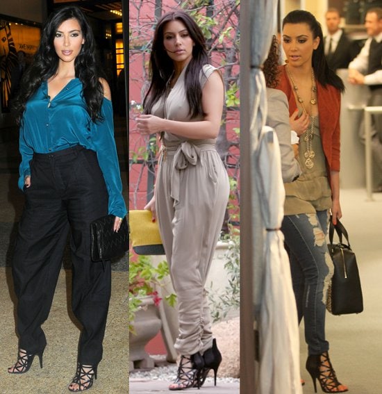 Kim Kardashian in Givenchy 'Birdcage' booties