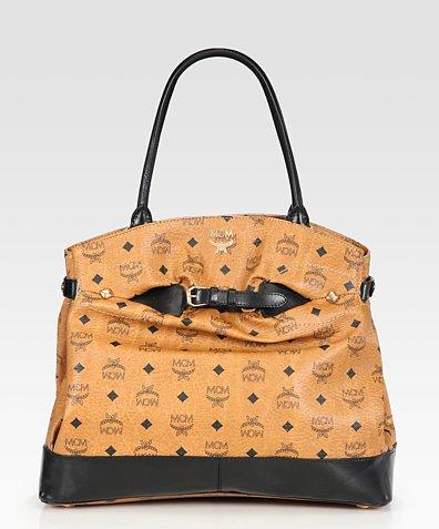 MCM Visetos Large Tote