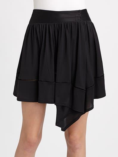 Jeffrey Monteiro Flip Silk Jersey Skirt