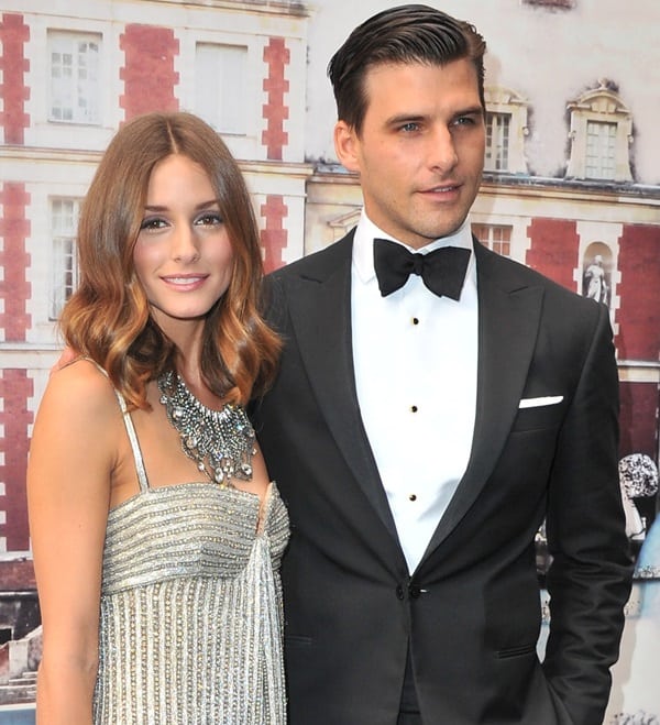 Olivia Palermo (L) Johannes Huebl attend "The White Fairy Tale Love Ball" in Support of The Naked Heart Foundation