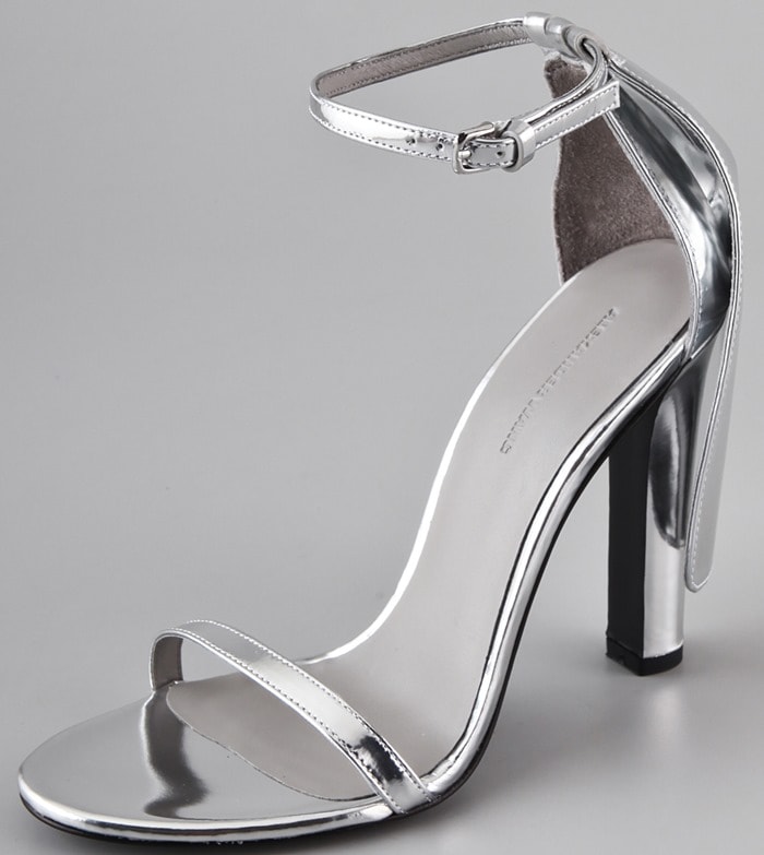 Alexander Wang Fabiana high heel sandals in silver