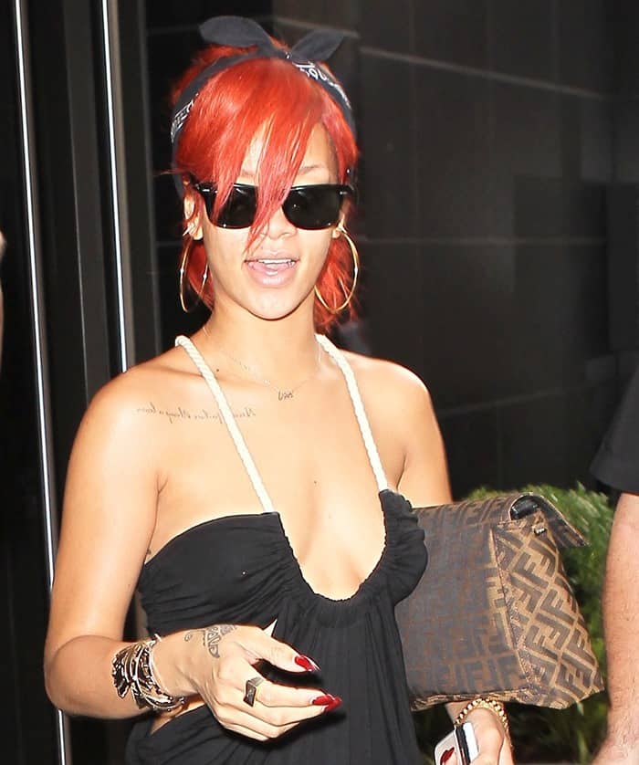 Rihanna's affinity for Nicole Richie's 'House of Harlow 1960' jewelry is evident, as the pop superstar was recently seen in New York City, effortlessly incorporating the brand's uniquely edgy and stylish pieces into her fashion-forward ensembles